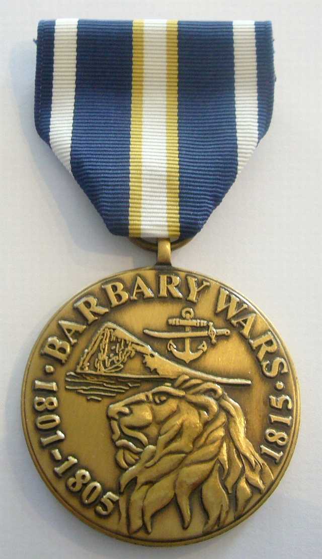 Barbary wars commemorative medal