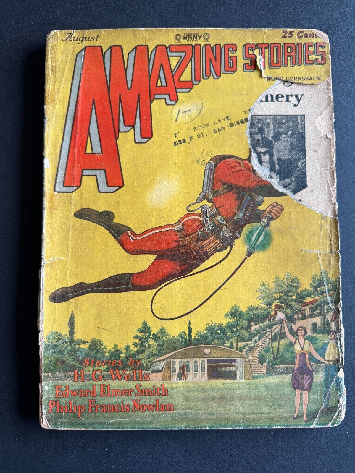 Amazing Stories August 1928 - First Appearance of Buck Rogers in any Medium -F/G