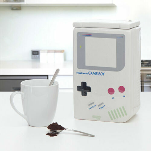 Official Nintendo Game Boy Ceramic Coffee Canister Cookie Jar New container