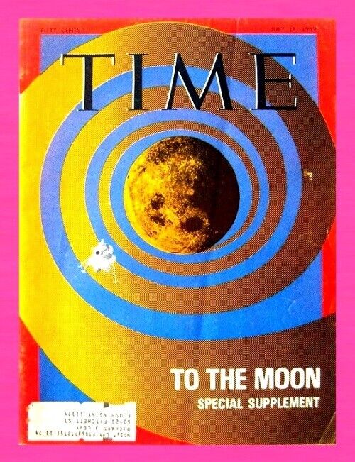 TIME MAGAZINE  JULY 18, 1969, VOL 94, #3, SPECIAL SUPPLEMENT, TO THE MOON, MAGAZ