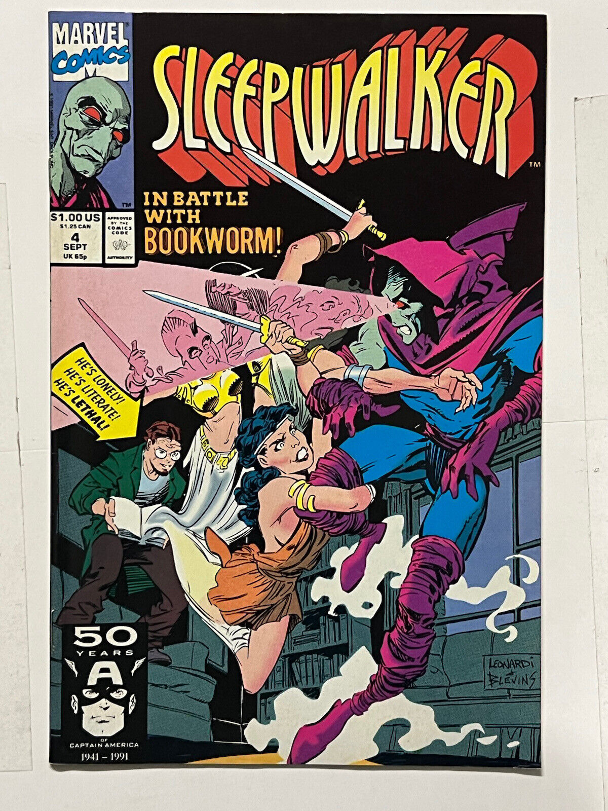 Sleepwalker #4 Marvel Comics 1991 VF/NM