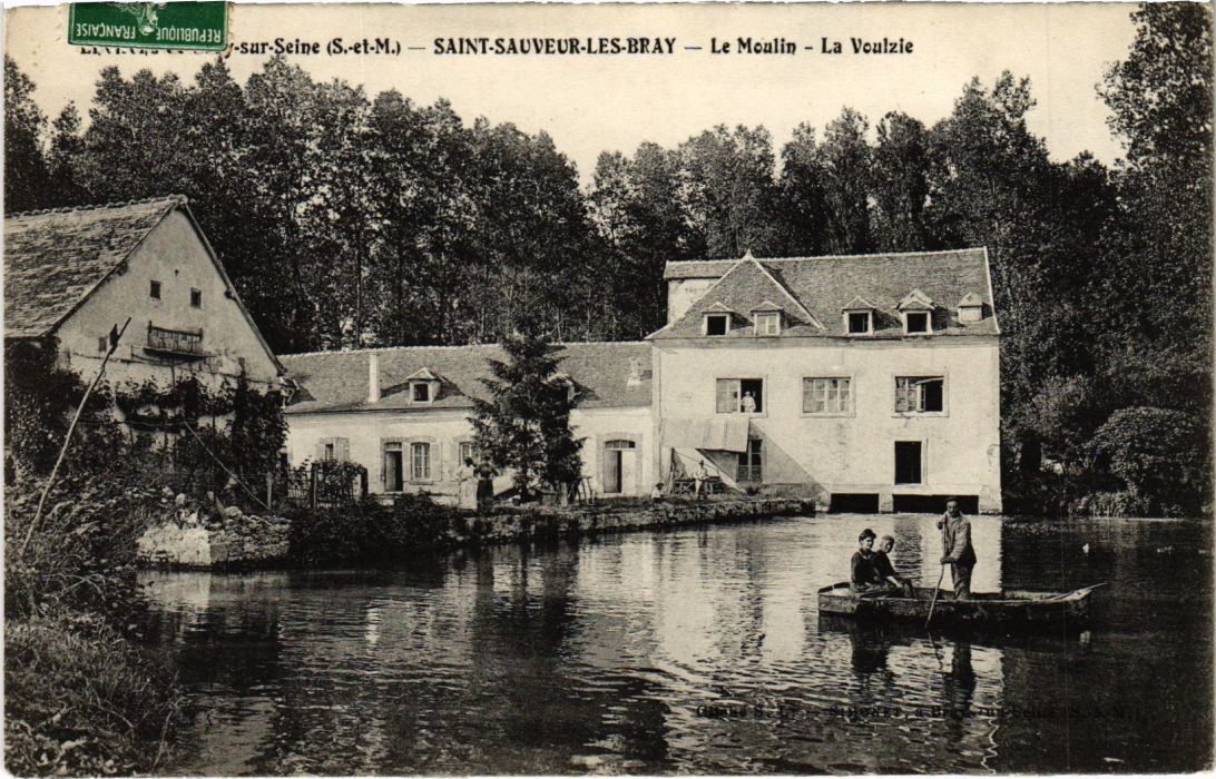 CPA Saint-Sauveur les Bray Le Moulin, La Voulzie FRANCE (1300616)