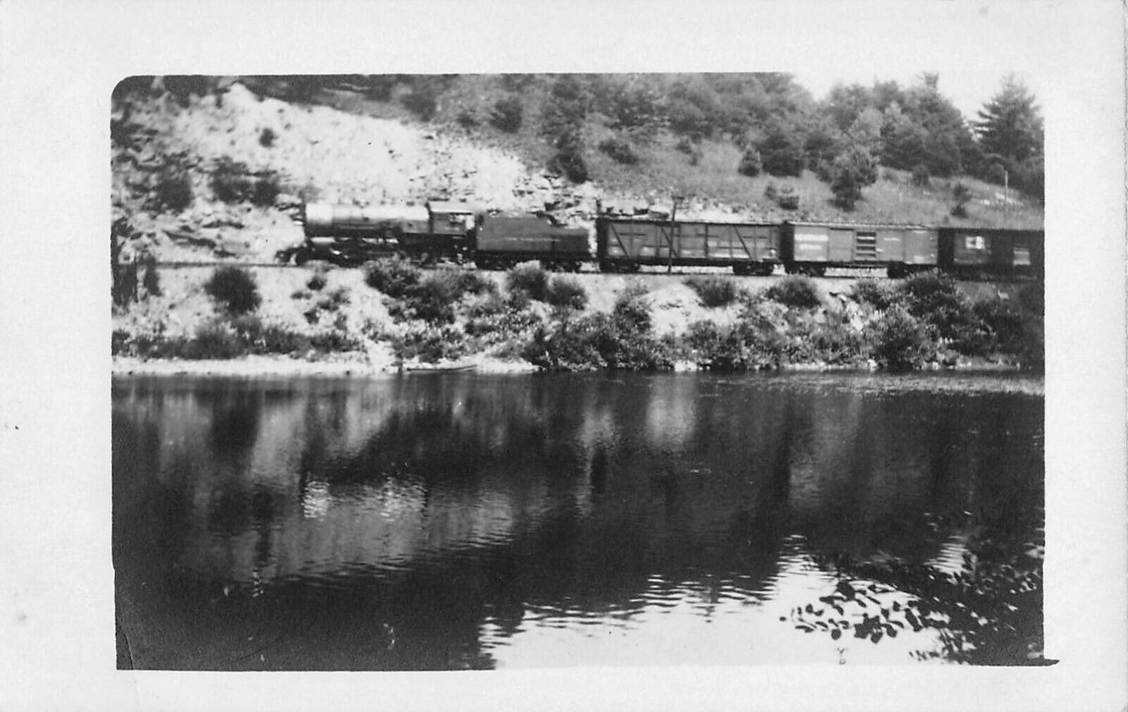 Vintage  Train RailRoad RR Postcard \
