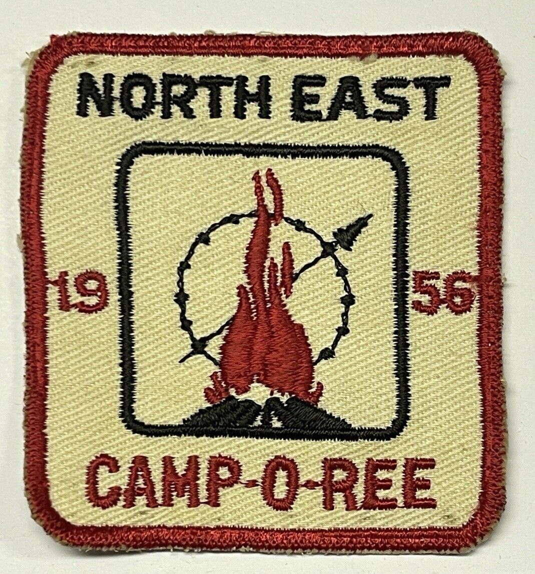 North East District Patch 1956 Camporee Milwaukee County Council Wisconsin WI