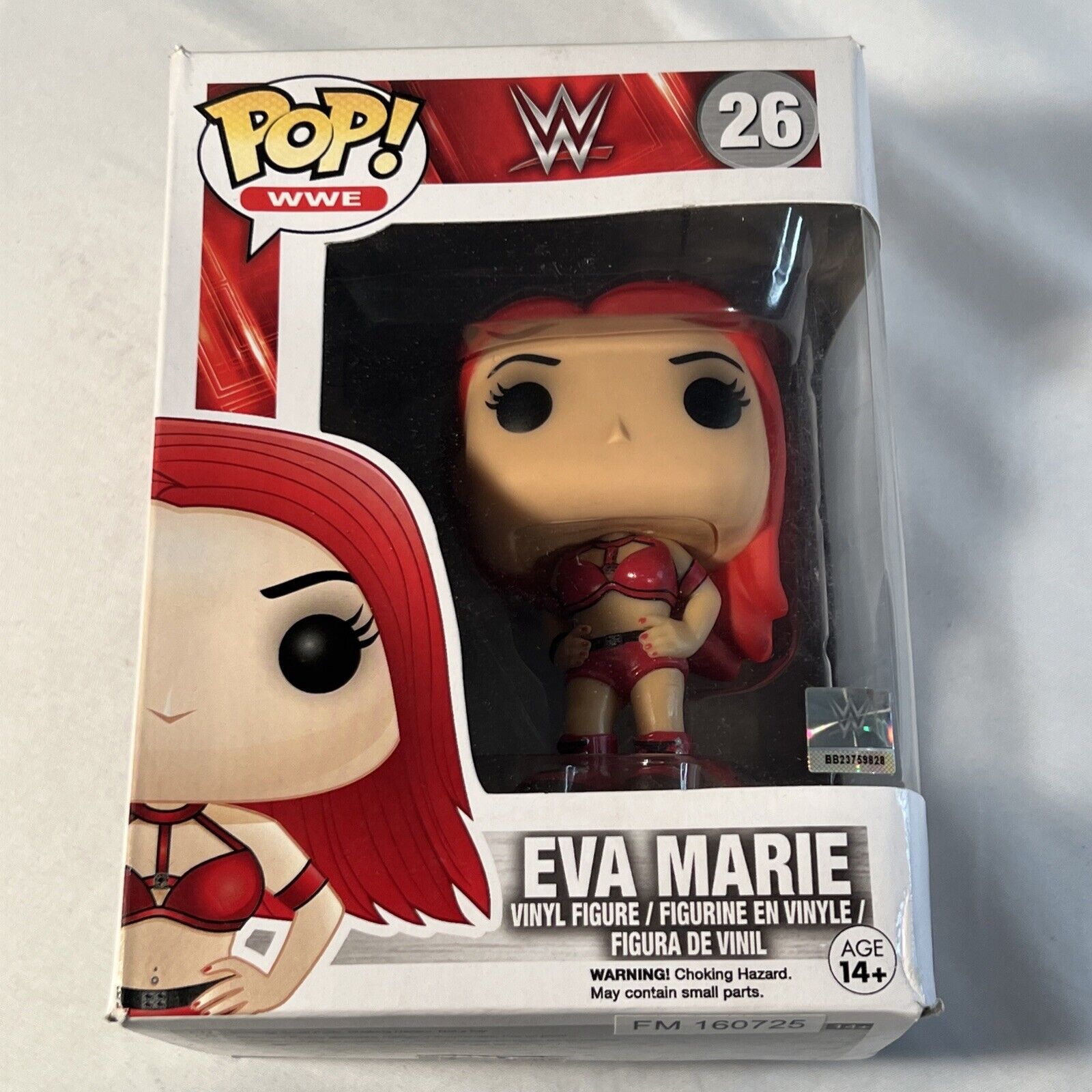 Eva Marie WWE Funko Pop #26 Vaulted Box Damage