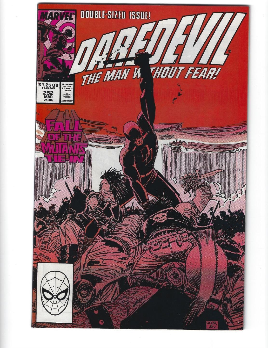 Daredevil #252, Double Sized, Mutant Massacre, VF 8.0, 1st Print, 1988,See Scans