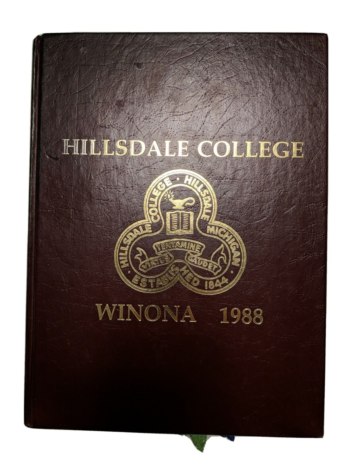 Vintage Hillsdale College Michigan Winona 1988 Yearbook
