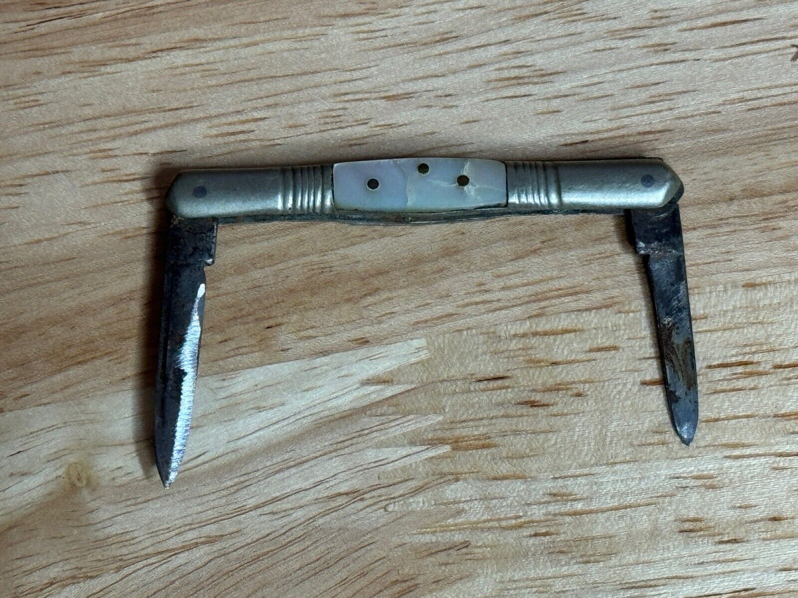 Vintage Mini Pocket Knife Folding Double Blade Germany Small Tool Antique