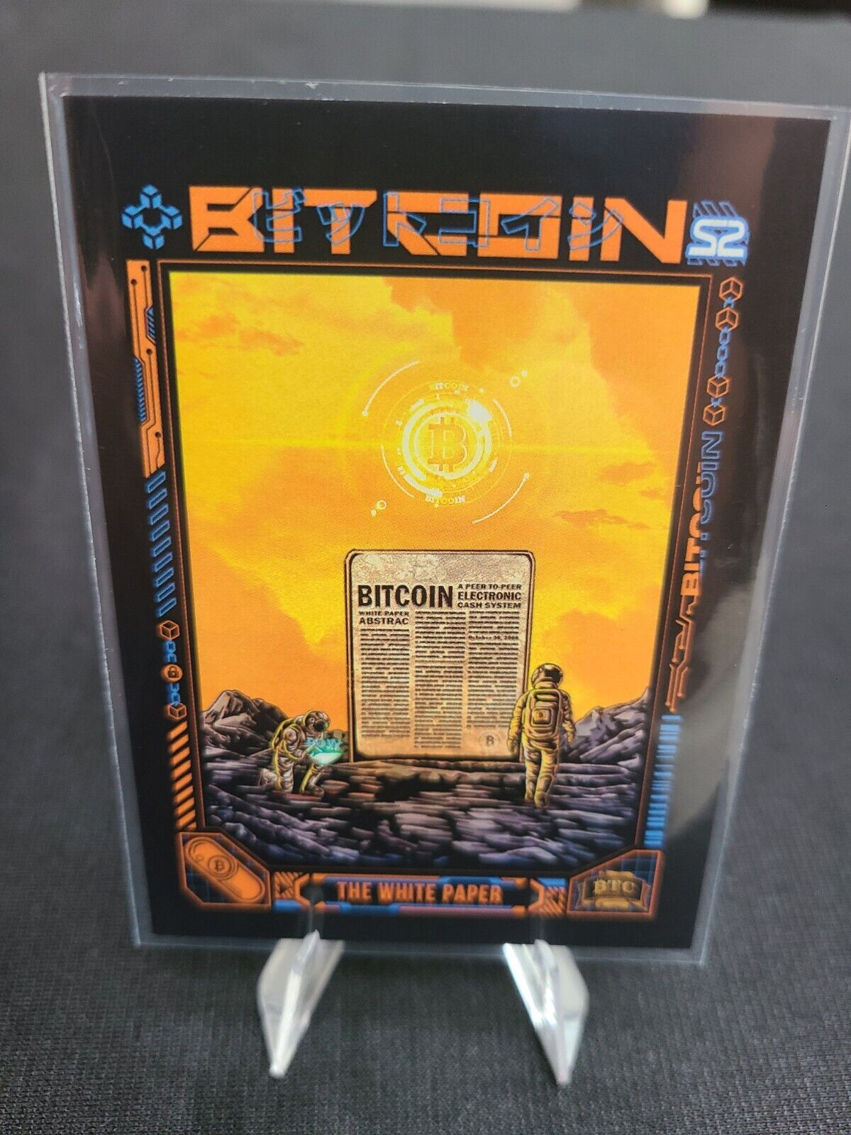 BTC Bitcoin Trading Cards Fud Busters #6 THE WHITE PAPER