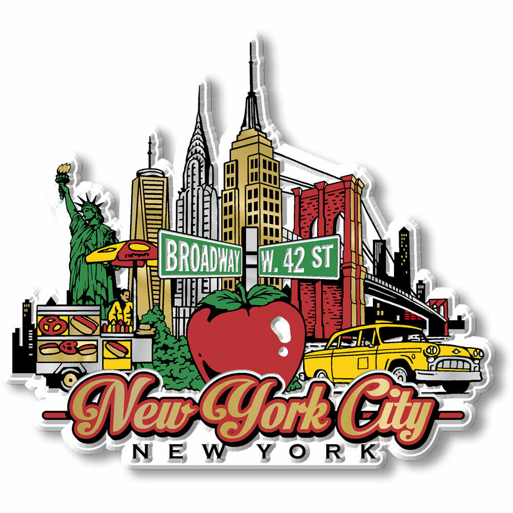 New York City Magnet by Classic Magnets