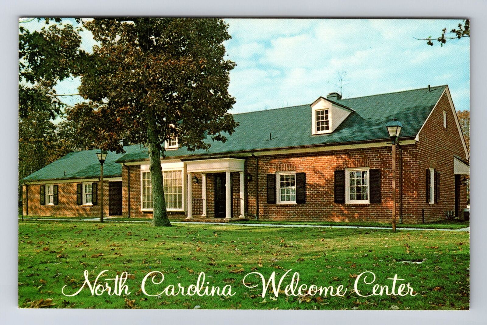 NC-North Carolina, Welcome Centers, Antique, Vintage Postcard