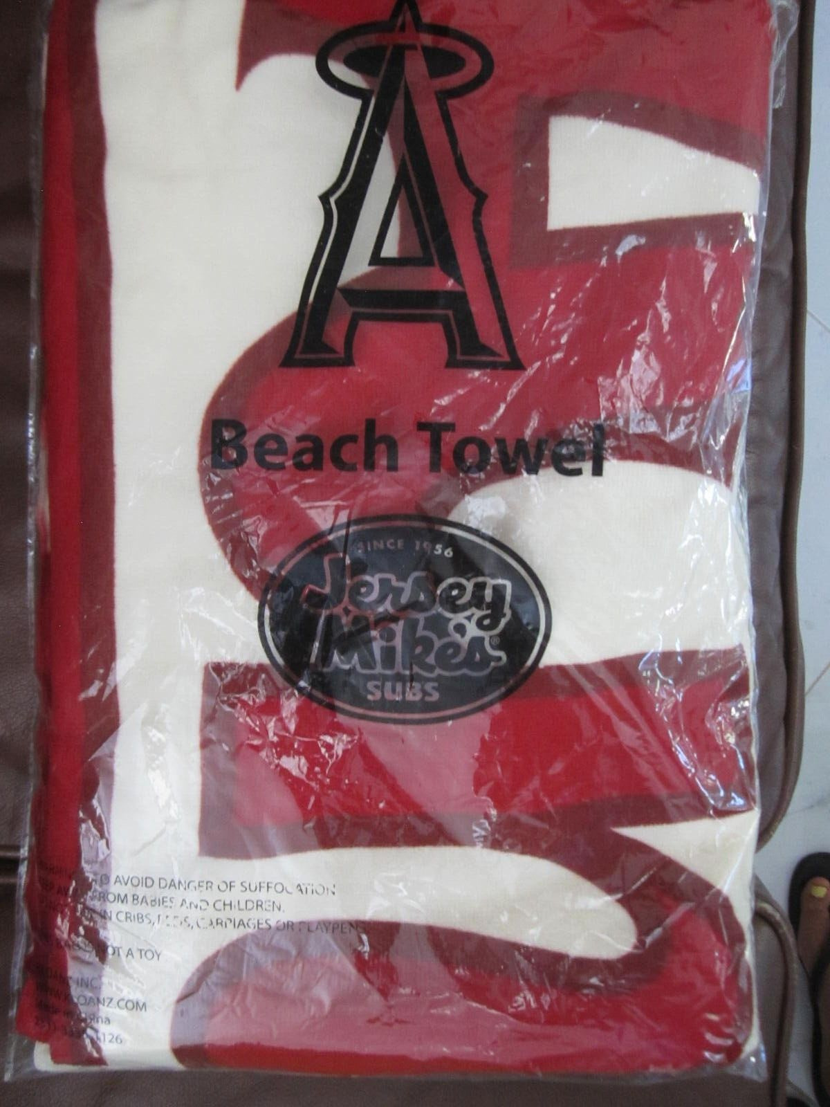 New in Bag - Los Angeles Angels of Anaheim Beach Towel