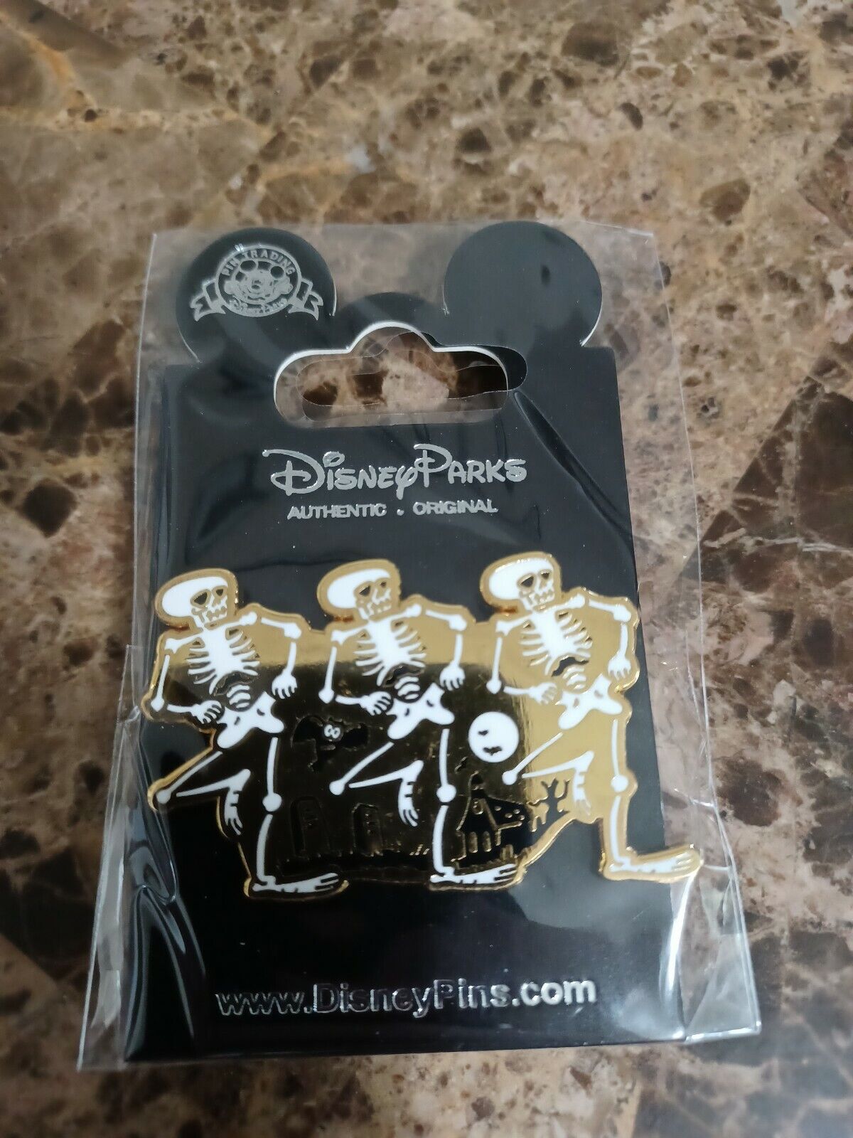 2019 Disney D23 Gold Member The Skeleton Dance Pin With Packing