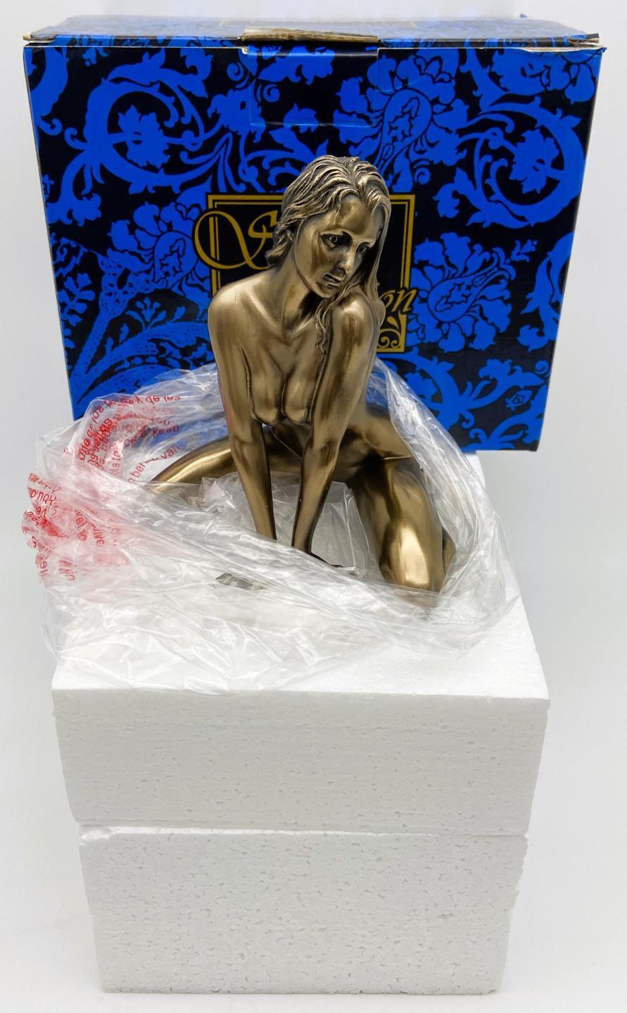 New in Box Veronese Design Nude Female Statue, Bronze Finish, WU75293A1