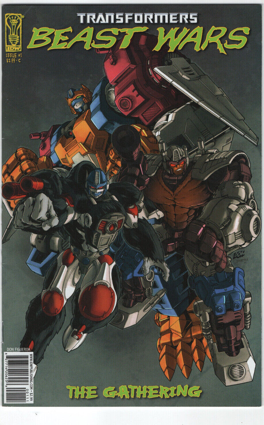 Transformers: Beast Wars The Gathering #1 2006 IDW Comics 1st Series C Variant