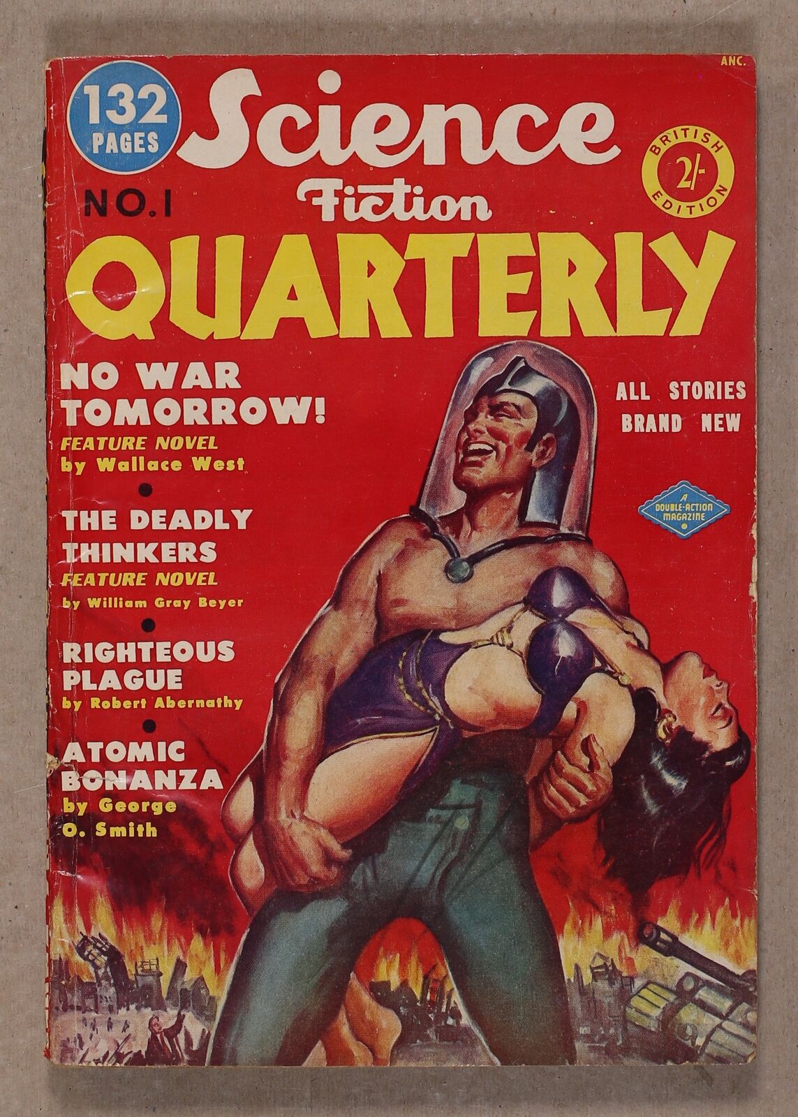 Science Fiction Quarterly Pulp UK Feb 1952 #1 VG 4.0