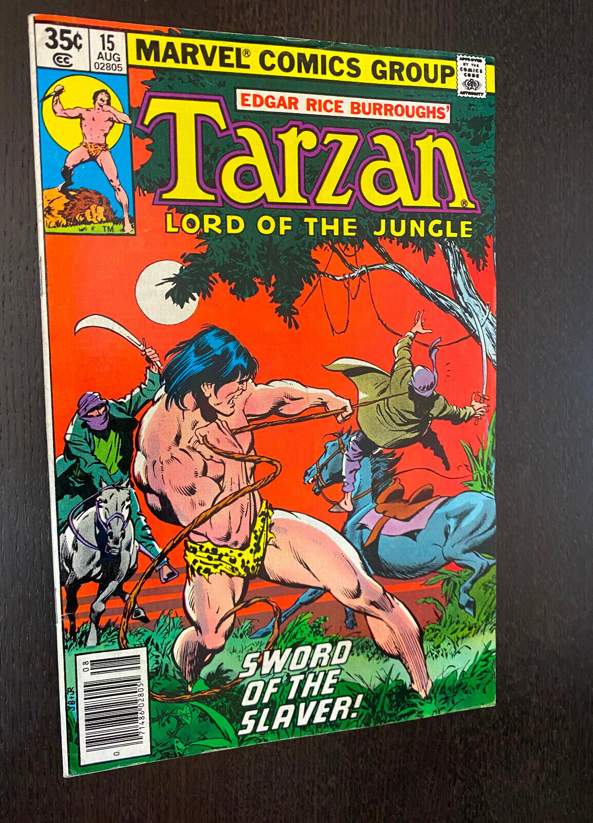 TARZAN #15 (Marvel Comics 1978) -- Bronze Age MARK JEWELER VARIANT -- FN
