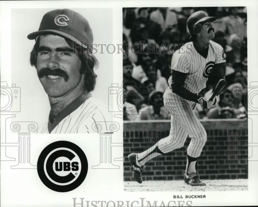 1983 Press Photo Chicago Cubs Bill Buckner, baseball game - pis11270