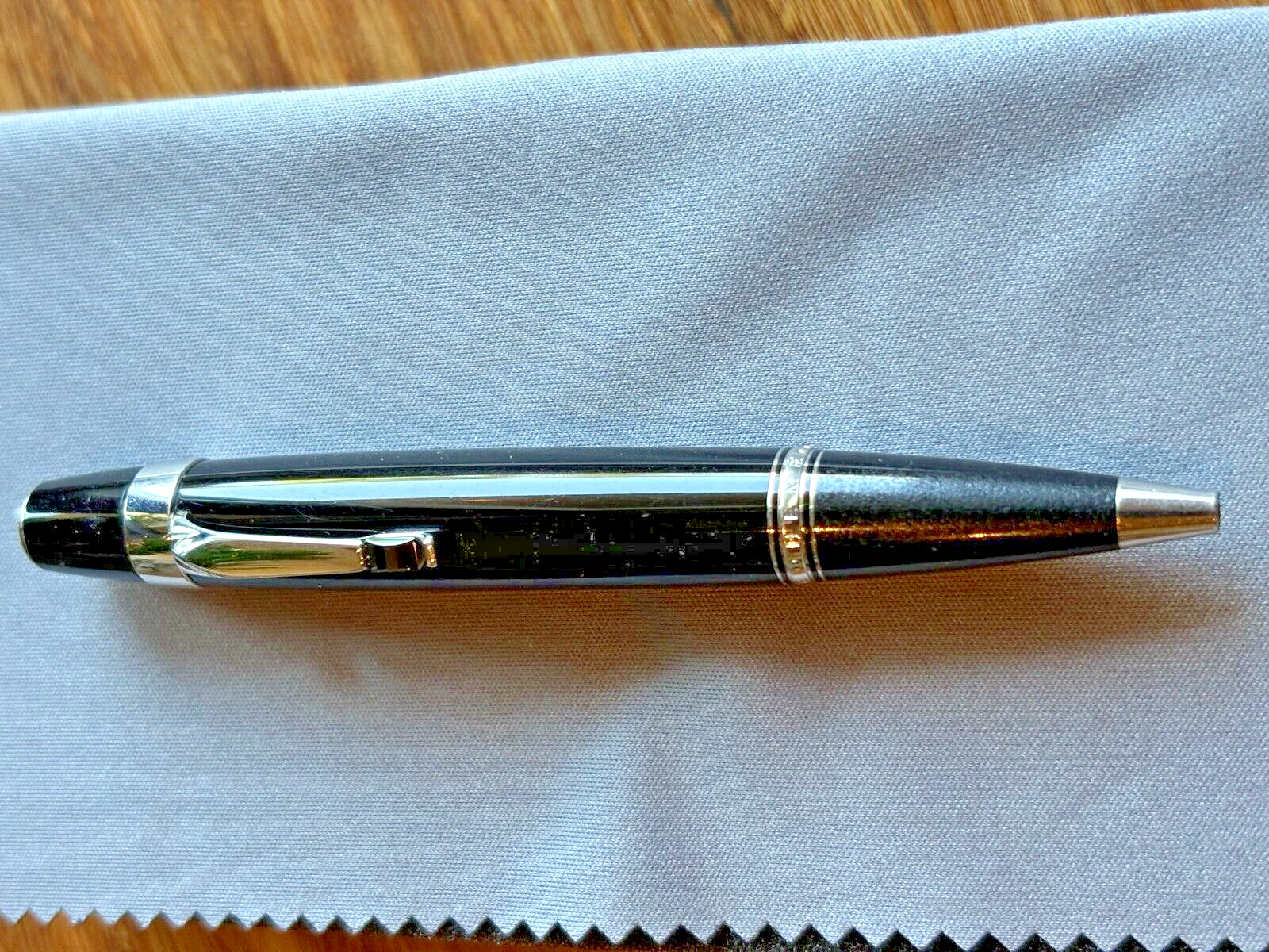 Montblanc Boheme Noir (Black)  Platinum Plated Ballpoint Pen
