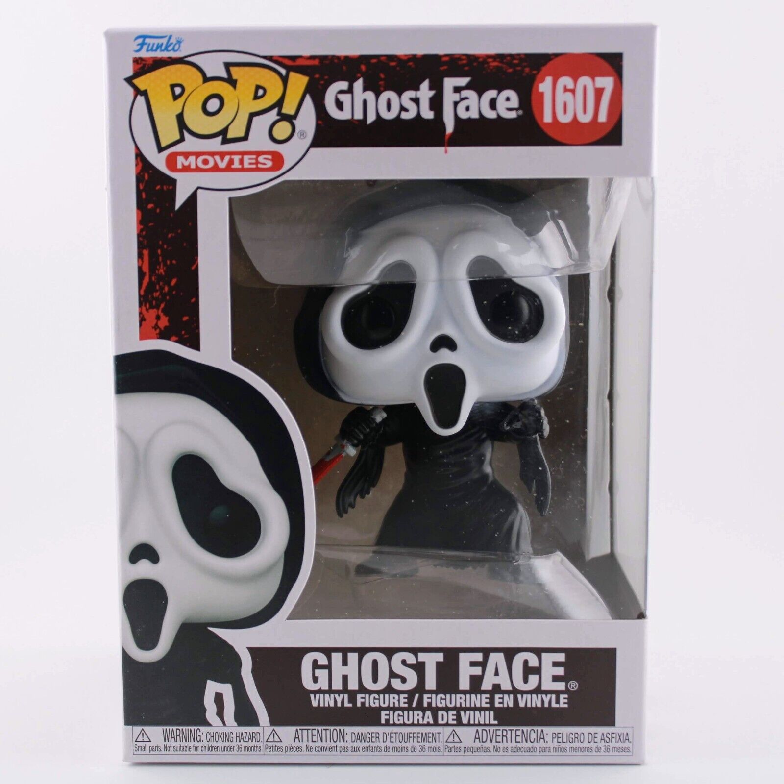 Funko Pop Ghost Face with Knife - Horror Vinyl Figure - #1607