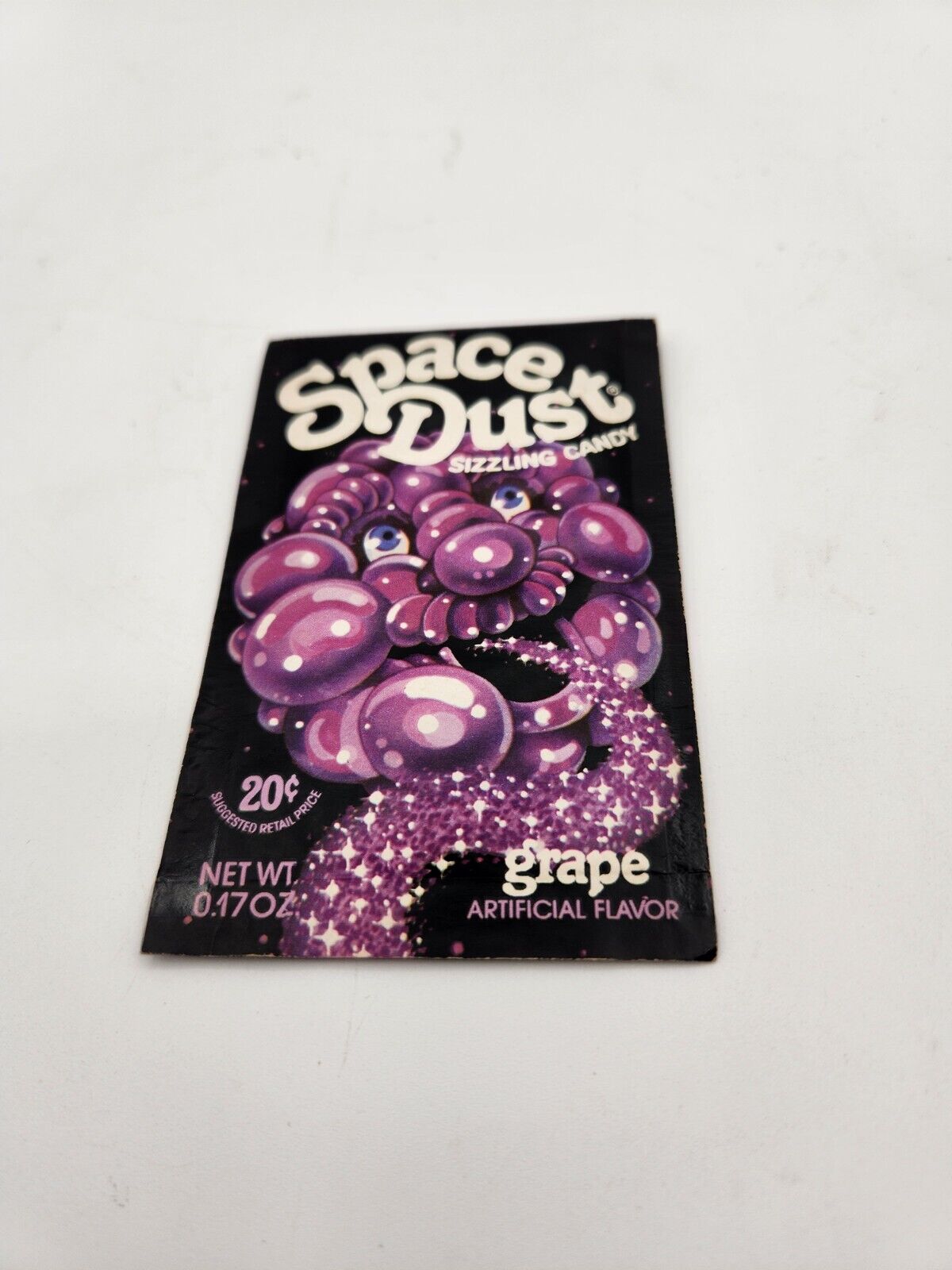  Rare Vintage 1970's Unopened Space Dust Sizzling Candy Grape Alien Single Pack