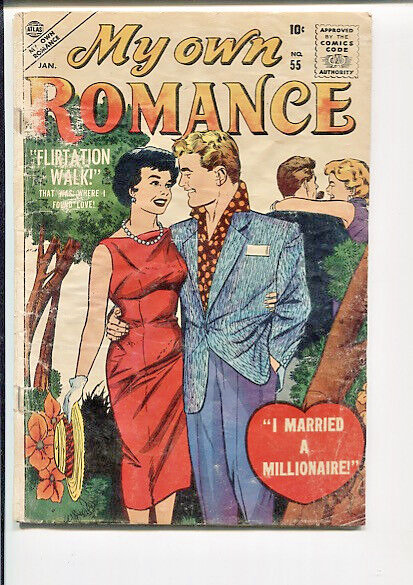 MY OWN ROMANCE 55 GD+ TOTH BREWSTER 1957