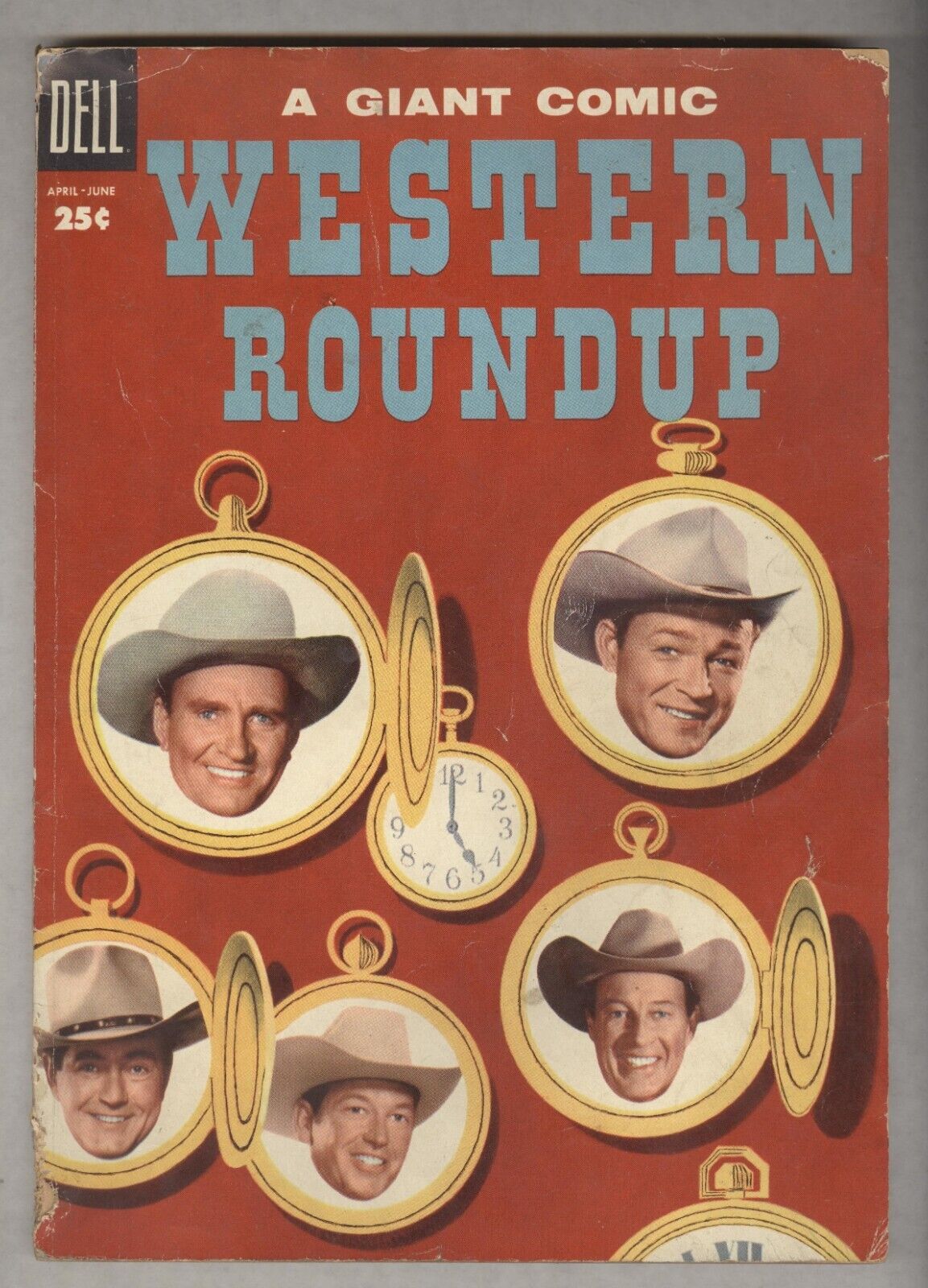 Western Roundup #10 April 1955 G Dell Giant