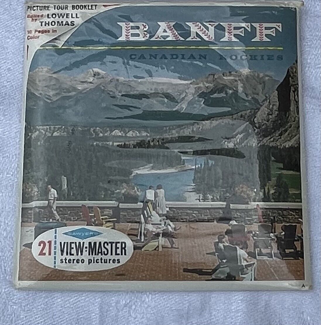 Vintage View Master BANFF Canadian Rockets Reels Packet Sawyer\'s A 004