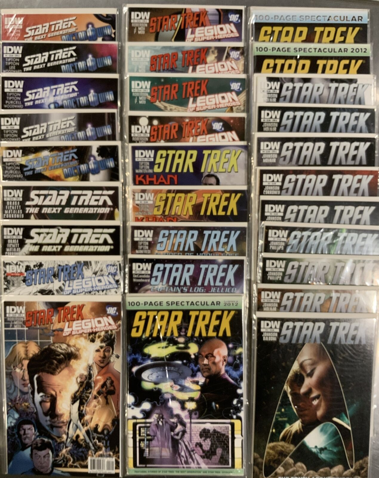 Star Trek IDW Comic Lot 33 books VF/NM Doctor Who Legion and more 