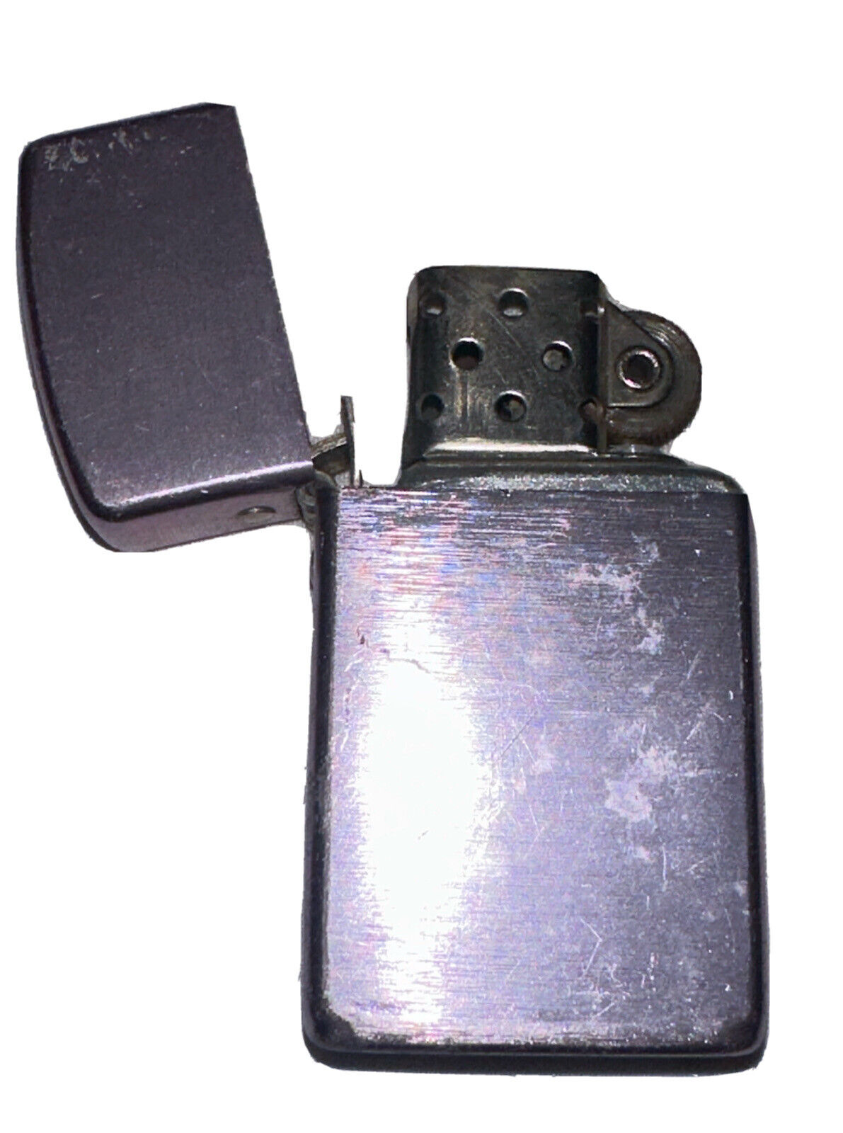 Vintage Storm King Lighter Purple USA Untested 