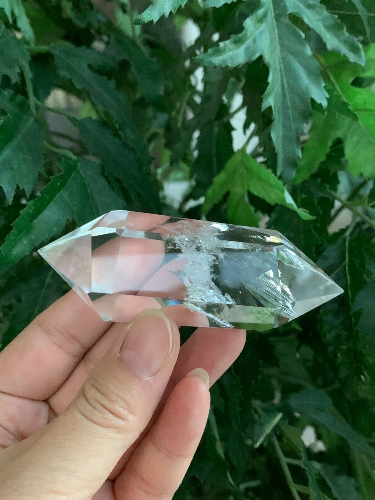 Premium Clear Quartz Six-Sided Fully Polished Double Terminated Points, Bulk Lot