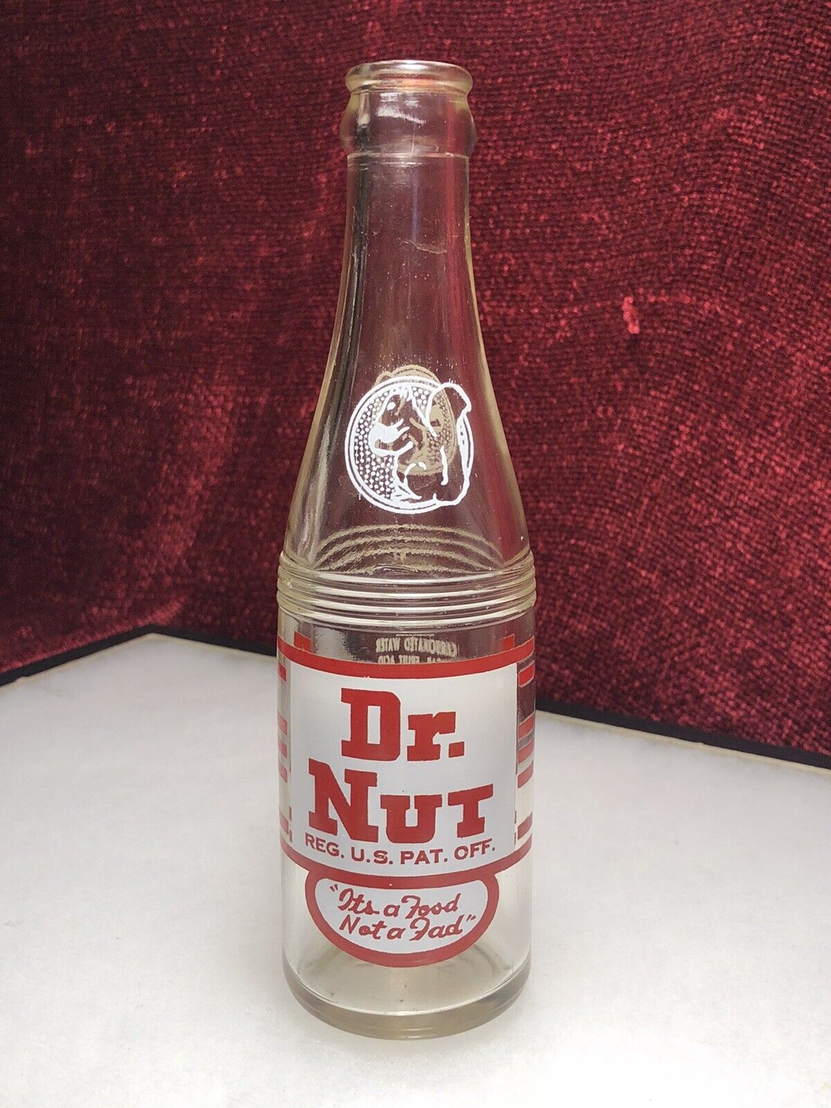 Old Vintage Dr. Nut Soda Pop Bottle 7 oz Pacific Soda Works Oregon City Rare