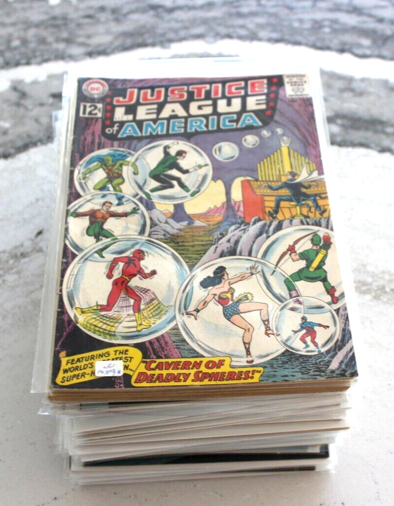 1962 -83 HUGE JLA Justice League of America Comic Book Lot of 46 Silver Age 16