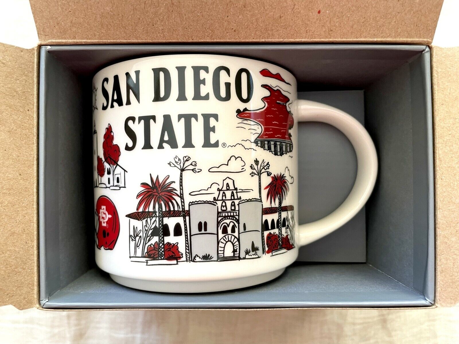 Rutgers San Diego State UNLV or USC Starbucks 2018 Been There Campus coffee mugs