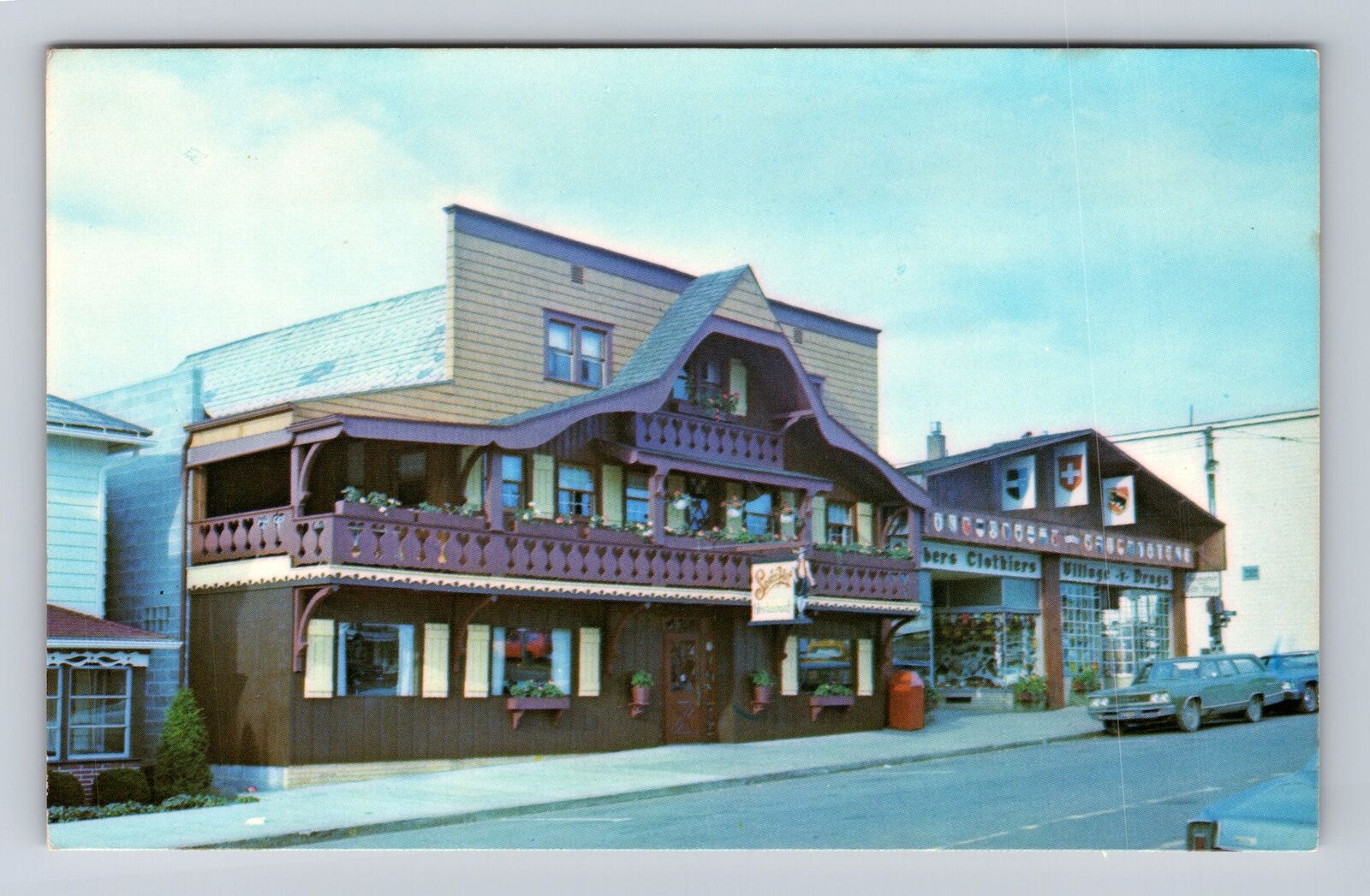 Sugarcreek OH- Ohio, Die Schwyzer Hut, Antique, Vintage Souvenir Postcard