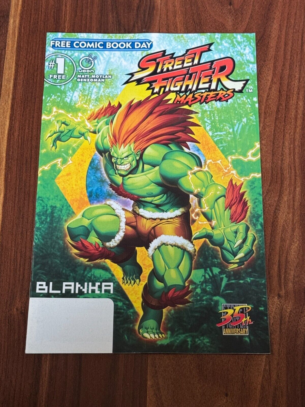 Street Fighter Masters Blanka #1 2022 FCBD Free Comic Book Day