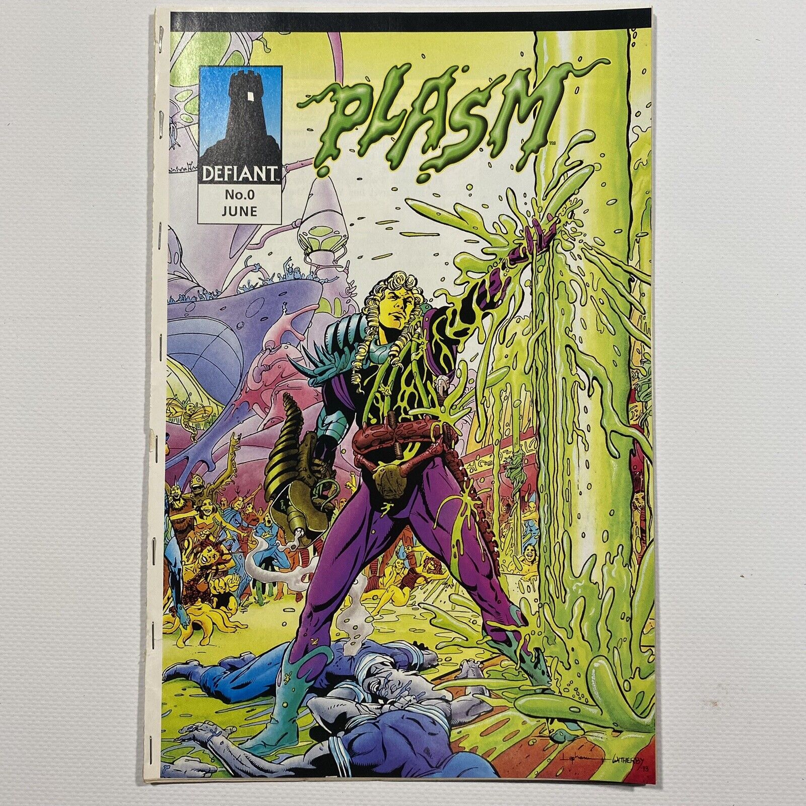 Plasm #0 Jim Shooter Defiant Comics 1993 1st App Warriors of Plasm READ DESCRIPT