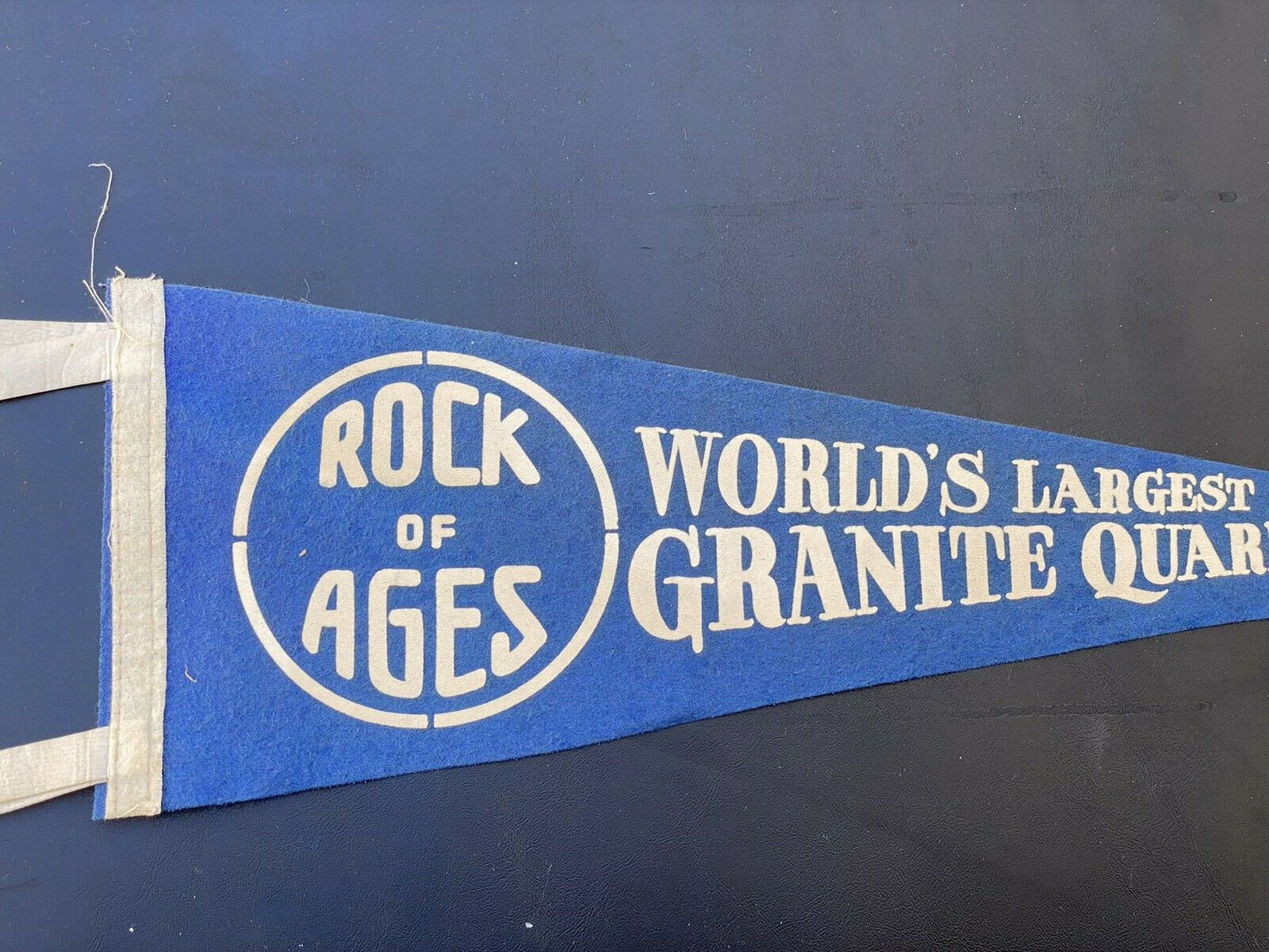 Vintage 1950\'s ROCK OF AGES Vermont Largest Granite Quarry Souvenir 20\