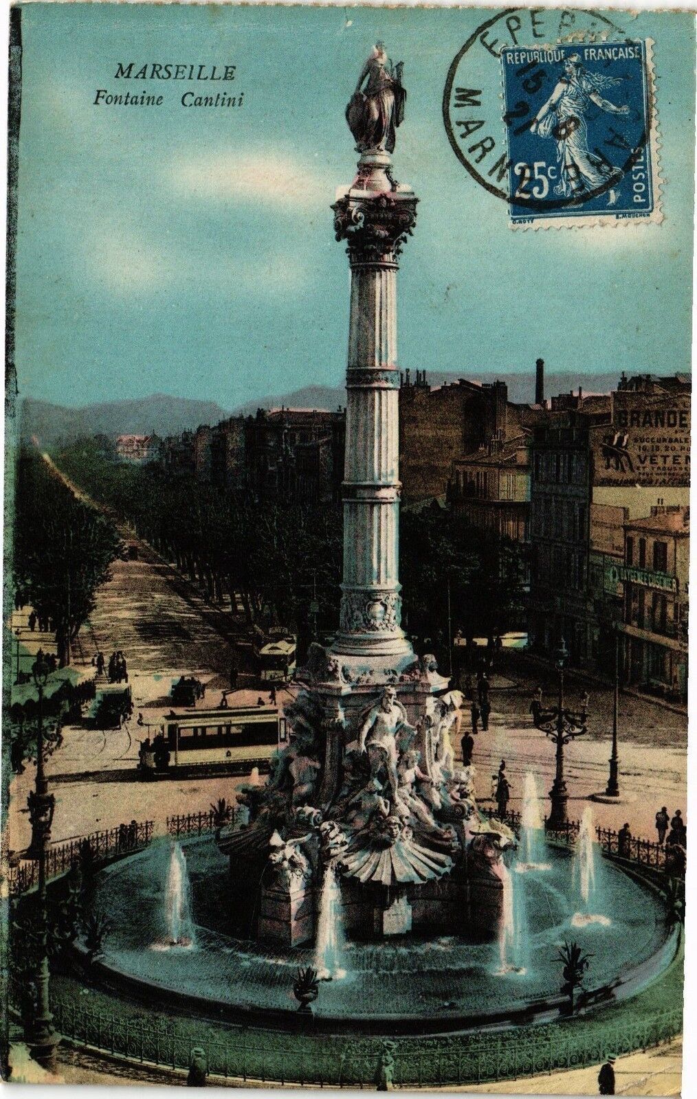 CPA MARSEILLE-Fontaine Cantini (185843)