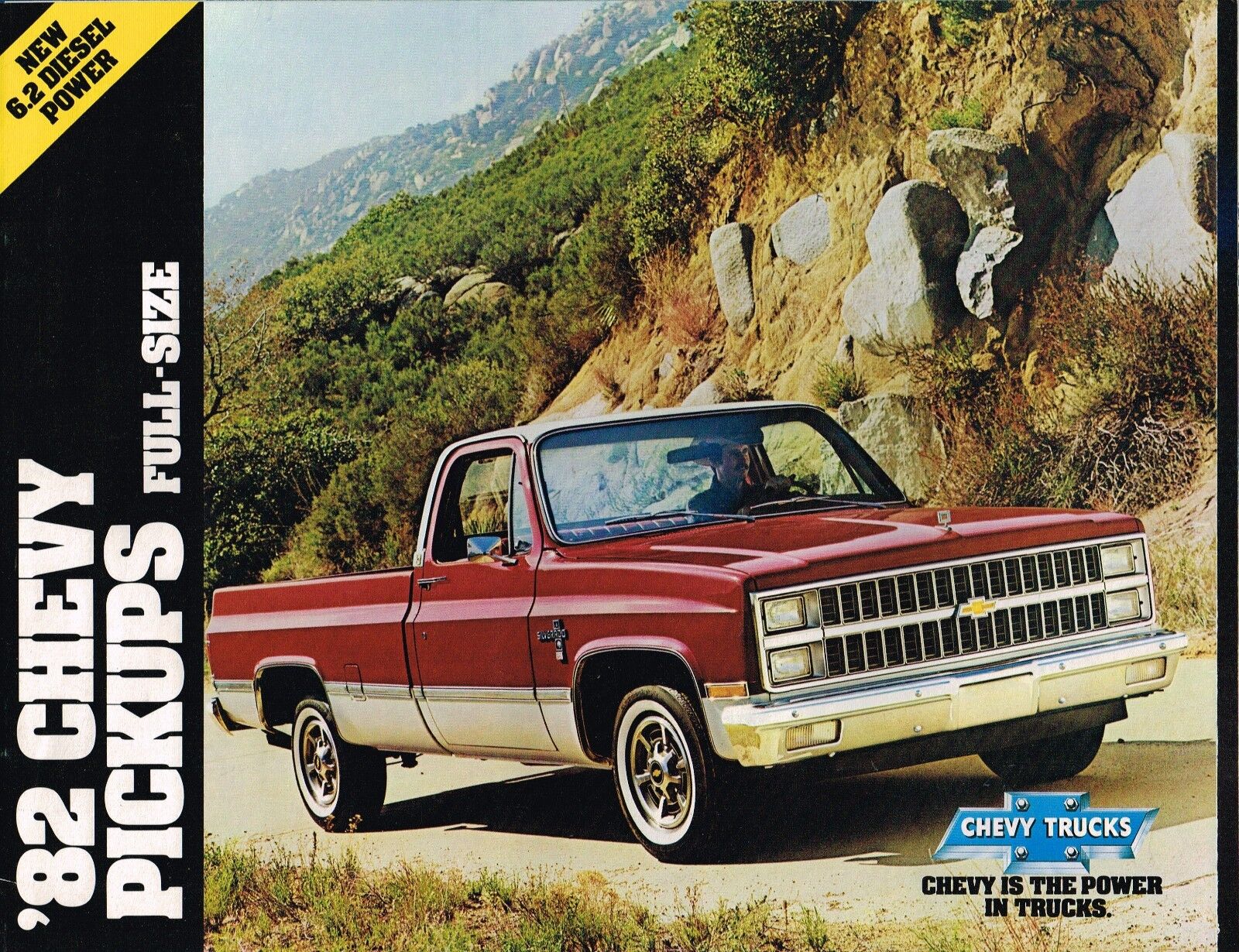 1982 Chevy PICKUP TRUCK\'s Brochure:C10,C20,C30,K10,K20,K30,DOOLEY,4WD,Diesel,