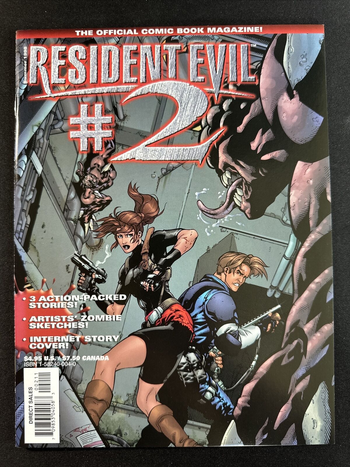 Resident Evil #2 The Official Comic Book Magazine 1st Print Wildstorm HTF NM