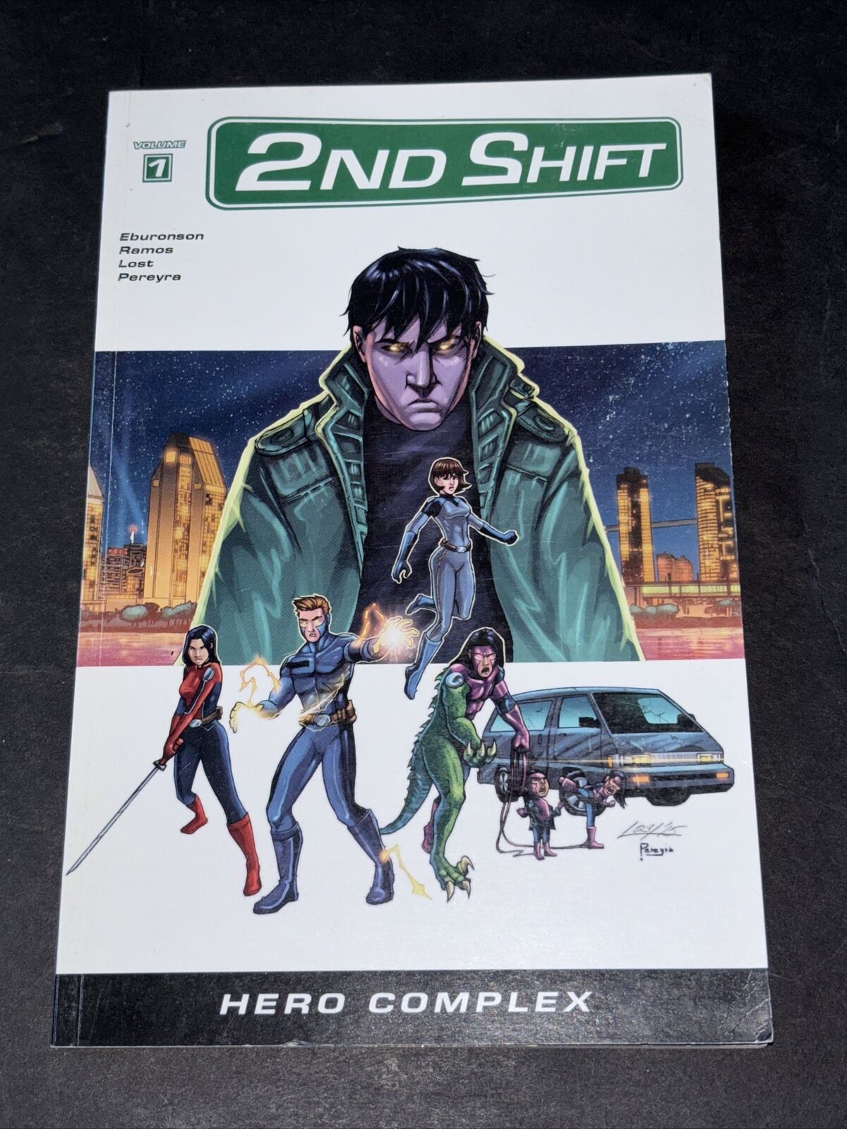 2nd Shift: Hero Complex December 2015 Vol 1, First Printing, Eburonson - Ramos