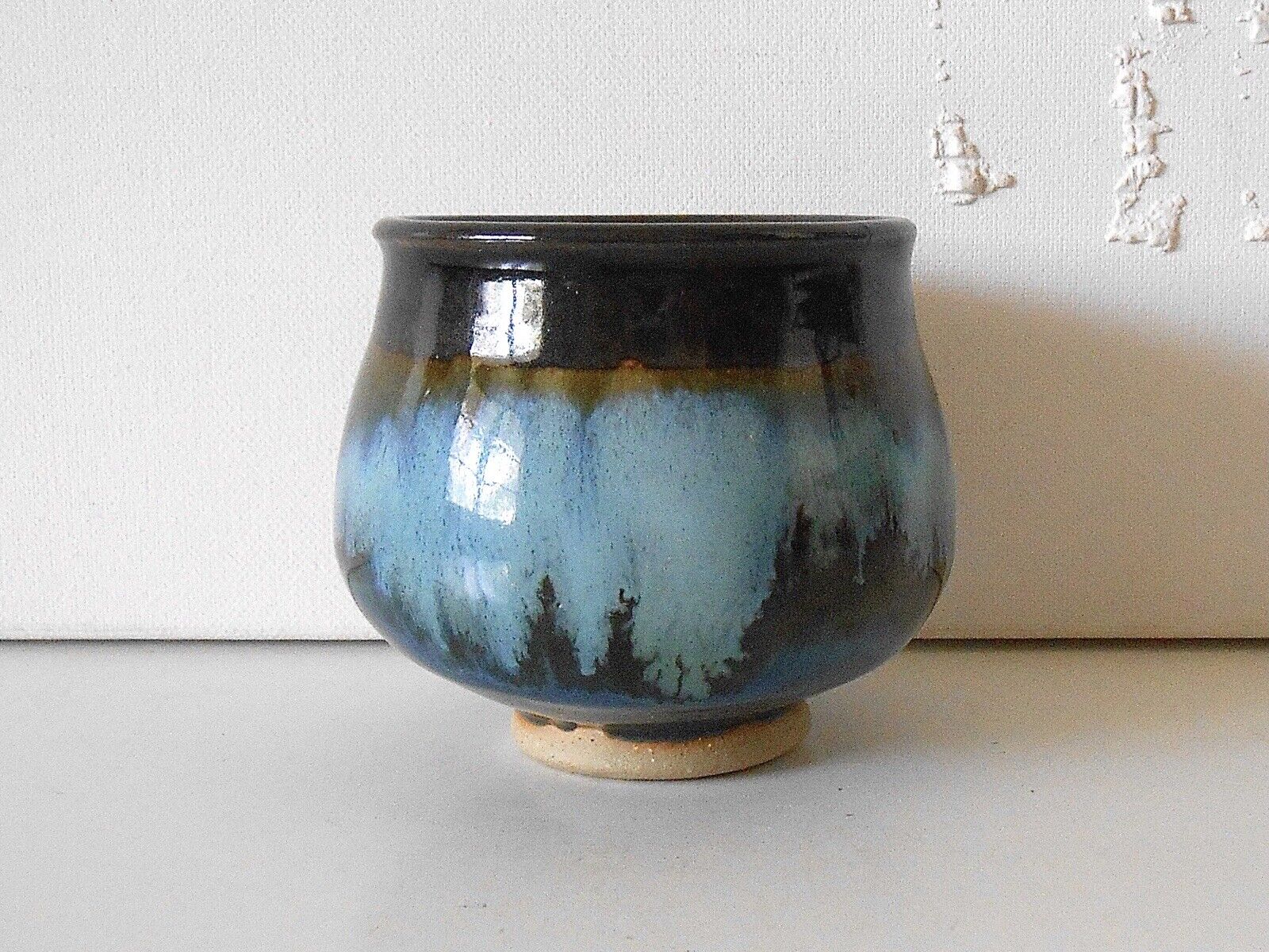 Yunomi Studio Art Pottery Tea Cup Bill Meadows Clay Japanese Style Art Tea Cup
