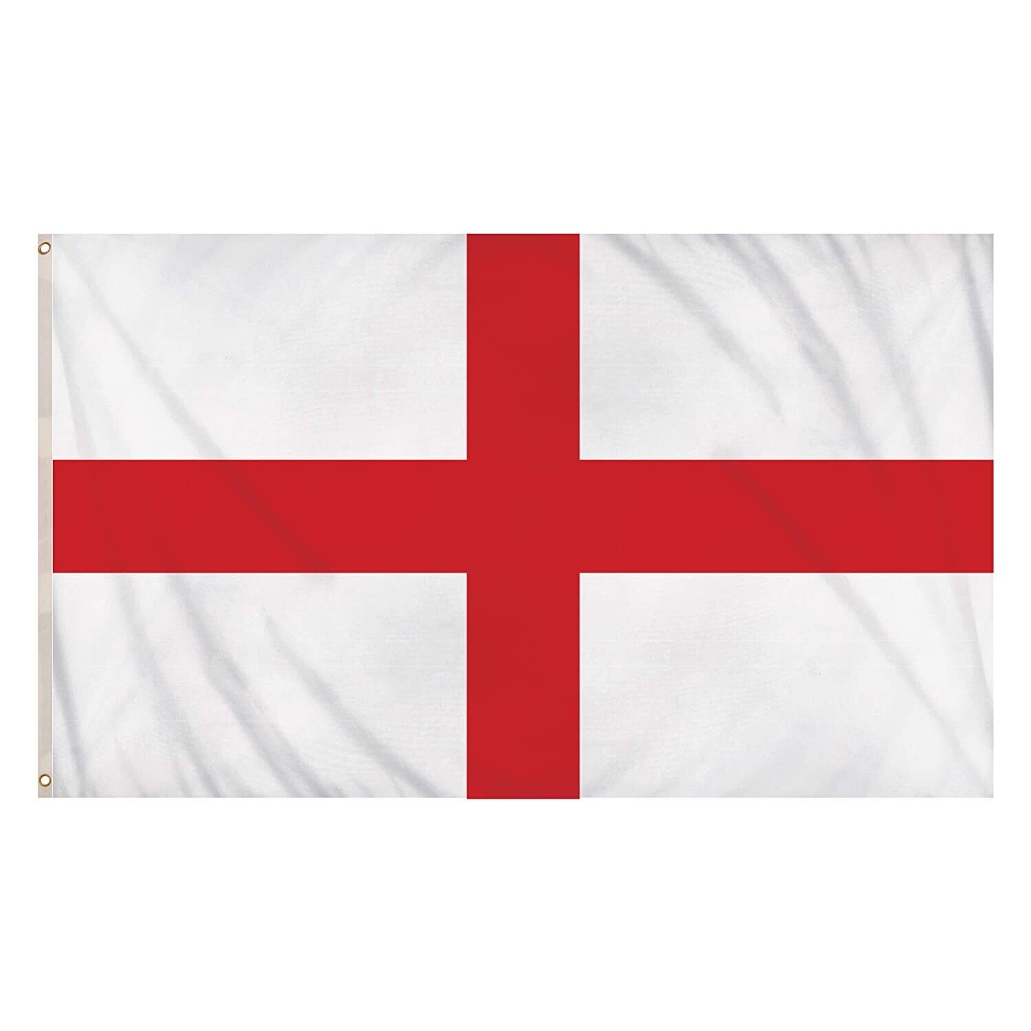 LARGE 5FT X 3FT ENGLAND FLAG UK ENGLISH ST GEORGE CROSS NATIONAL BRASS EYELETS