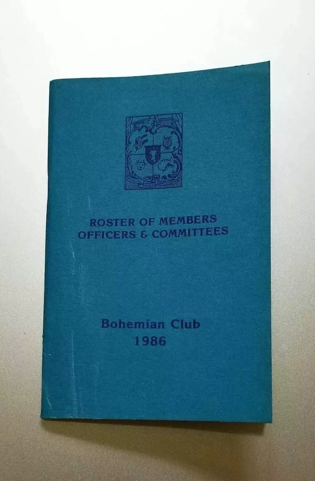 Bohemian Club 1986 Roster of Members Officers & Committees Booklet Grove Rare