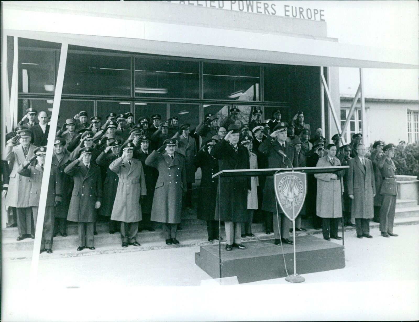 NATO Secretary General Dwight D. Eisenhower mee... - Vintage Photograph 4935130