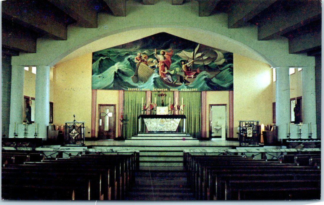 Postcard - Interior of a Church