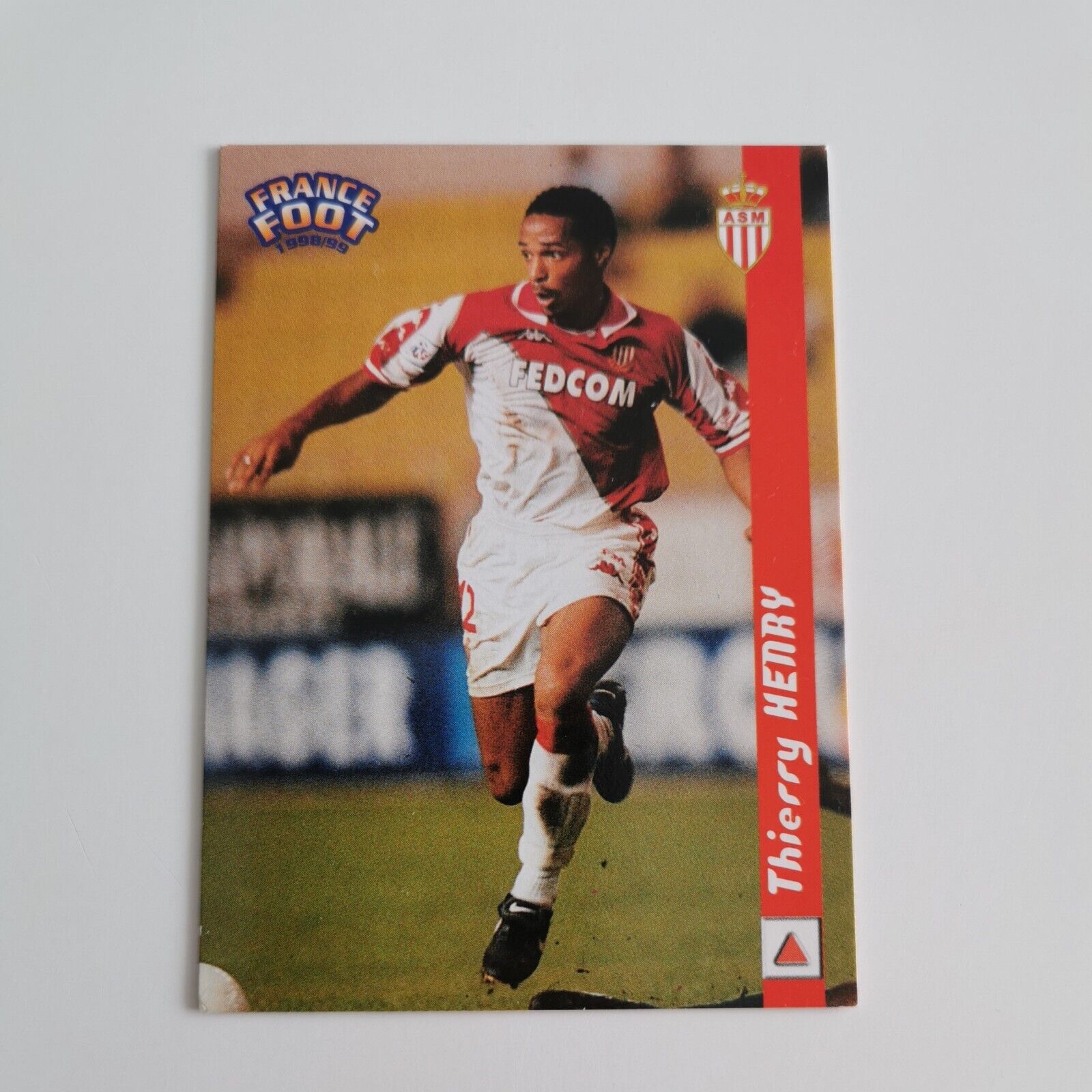 N°148 Thierry Henry Rookie AS Monaco DS Card France Foot 1998-1999