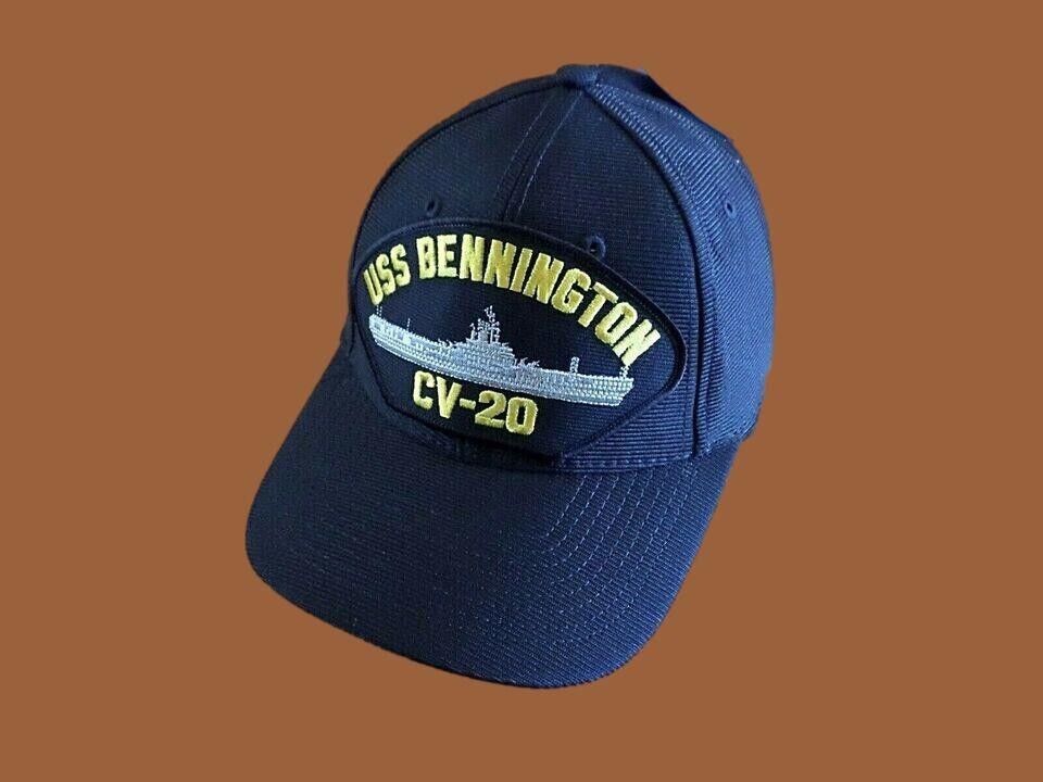 USS BENNINGTON CV-20 U.S NAVY SHIP HAT OFFICIAL U.S MILITARY BALL CAP USA MADE