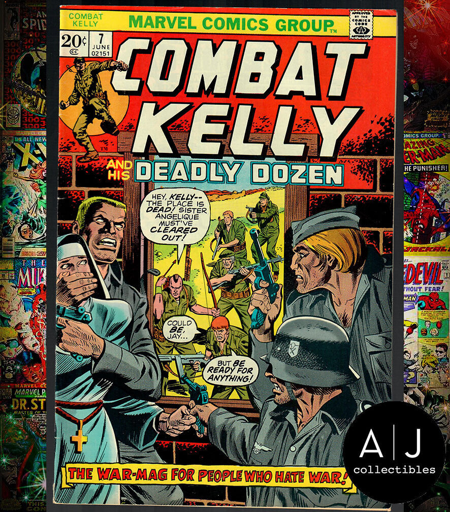 Combat Kelly #7 FN/VF 7.0 1973 Marvel